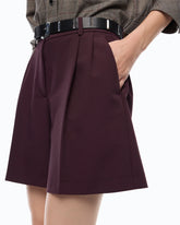 Flared tailored shorts - | Pinko