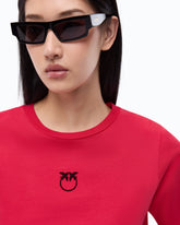 Pullover mit Logo Love Birds - Rot | Pinko