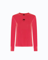 Pullover mit Logo Love Birds - Rot | Pinko
