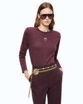 Sweater with Love Birds logo - | Pinko