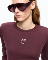 Sweater with Love Birds logo - | Pinko