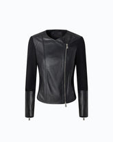 Hybrid biker jacket - | Pinko