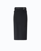 Pencil skirt with belt - | Pinko