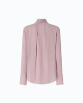Blouse with sash collar - Pink | Pinko