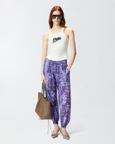 Tanktop mit PINKO-Stickerei und Strasssteinen - | Pinko