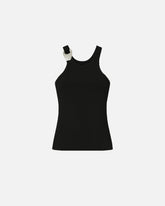 Tanktop mit Anhänger-Schnalle - | Pinko