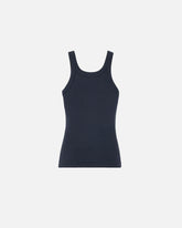 Tanktop im Rippstrick mit PINKO-Logo in 3D - | Pinko