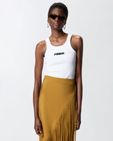 Tanktop im Rippstrick mit PINKO-Logo in 3D - | Pinko
