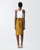 Ribbed vest top with PINKO 3D logo - | Pinko