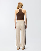 Cropped vest top with asymmetric neckline - | Pinko