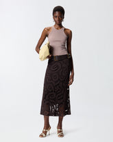 Tanktop im Rippstrick mit PINKO-Logo - | Pinko