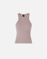 Tanktop im Rippstrick mit PINKO-Logo - | Pinko