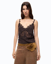 Lace lingerie top - | Pinko