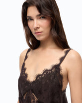 Lace lingerie top - | Pinko