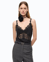Lace lingerie top - | Pinko