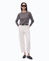 Lightweight wool and cashmere sweater - Dark Grey | Pinko