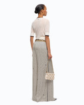 Short-sleeved T-shirt with frayed edges - | Pinko