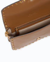 Baby Love Bag One Slouchy crossbody bag in leather with studs - | Pinko