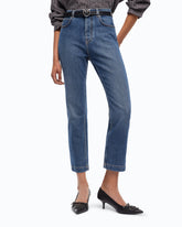 Slim-fit cropped jeans - | Pinko