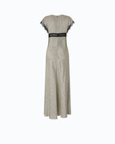Long sleeveless polka-dot dress - | Pinko