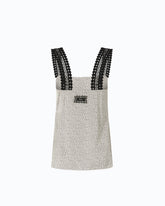 Polka-dot lingerie top with lace - | Pinko