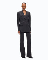 Slim-fit double-breasted jacket - | Pinko