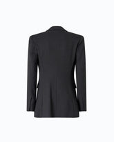 Slim-fit double-breasted jacket - | Pinko