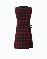 Check mini dress - | Pinko