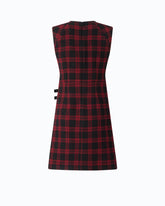 Check mini dress - | Pinko
