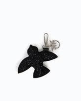 Keyring charm with bird and rhinestones - | Pinko