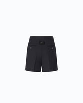 Tailored shorts in stretch wool-blend fabric - | Pinko