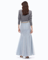 Long taffeta mermaid skirt - | Pinko