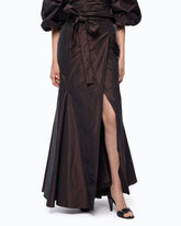 Long taffeta mermaid skirt - | Pinko