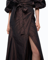 Long taffeta mermaid skirt - | Pinko
