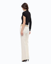 Bodysuit with asymmetric sleeves - | Pinko
