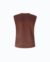 Ärmellose Bluse aus Satin - | Pinko