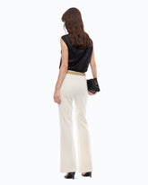Sleeveless satin blouse - | Pinko