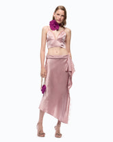 Bustier top with spaghetti straps - | Pinko