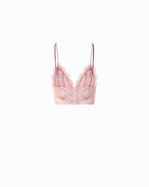 Bustier top with spaghetti straps - Pink | Pinko