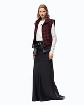 Long mermaid skirt in ultra-glossy fabric - | Pinko