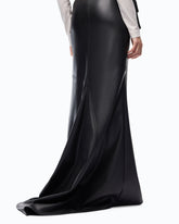 Long mermaid skirt in ultra-glossy fabric - | Pinko