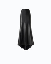Long mermaid skirt in ultra-glossy fabric - | Pinko