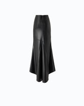 Long mermaid skirt in ultra-glossy fabric - | Pinko