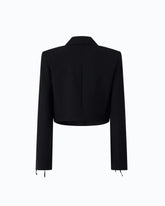 Spencer jacket with slits and laces - | Pinko