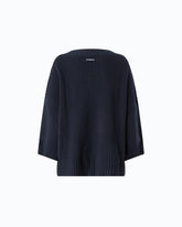 Ribbed V-neck sweater - Blue | Pinko