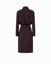 Midi shirt dress with maxi pockets - | Pinko
