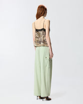 Camouflage-Top mit Spitze - | Pinko