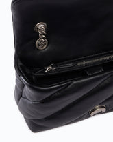 Kleine Love Bag Puff Maxi Quilt New Buckle Schultertasche - Schwarz | Pinko