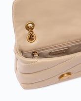 Baby Love Bag Puff Maxi Quilt New Buckle Schultertasche - Beige | Pinko