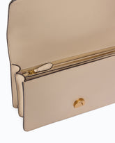 Mittlere Love Bag One aus Leder mit New Buckle - Beige | Pinko